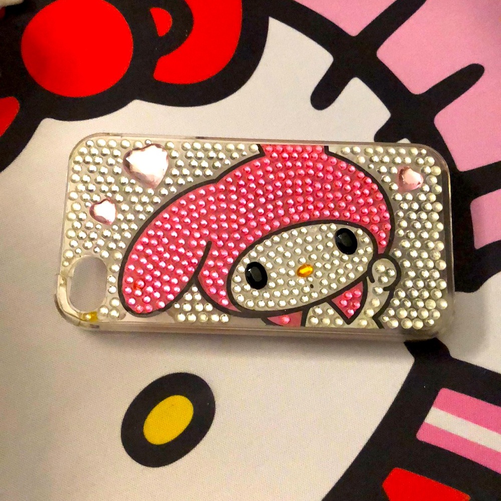 My Melody Rhinestone IPhone 4s/4 Phone Case